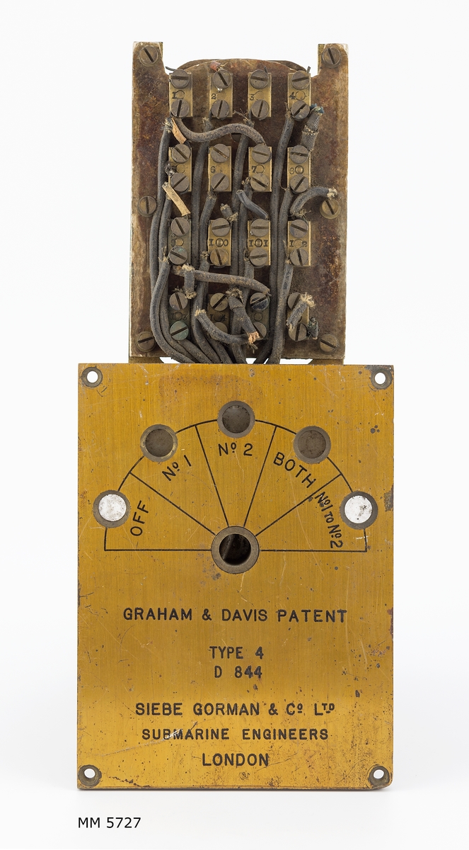 Dykartelefon, engelsk