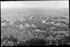 Mössebergs sanatorium - Mössebergs kurort, utsikt från Mösseberg över Falköping.