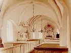 Interiör av Arnö kyrka.