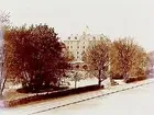 Örebro Slott i bakgrunden.
Parken och Kanslibron.
Bilden tagen från Karolinska skolan.