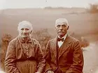 Äldre par, Alfred och Klara Sköld.