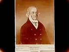 Avfotograferad oljemålning till folkskoleboken.
Porträtt av Johan Conrad Broms, född 1 juli 1790 -  död 23 januari 1860.