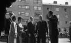 Kungen på Medborgarhuset 5 juni 1965