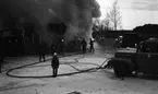 Brand i Lillån den 8 februari 1965