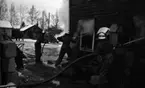 Brand i Lillån den 8 februari 1965