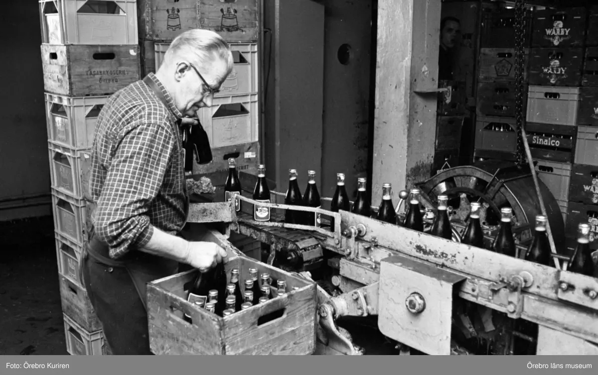 Julmusttappning Wasabryggeriet 7 december 1970