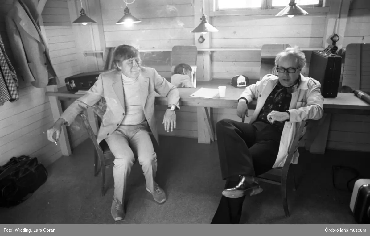 Folkrörelsedag, 24 maj 1976.
Pekka Langer och Carl-Uno Sjöblom.