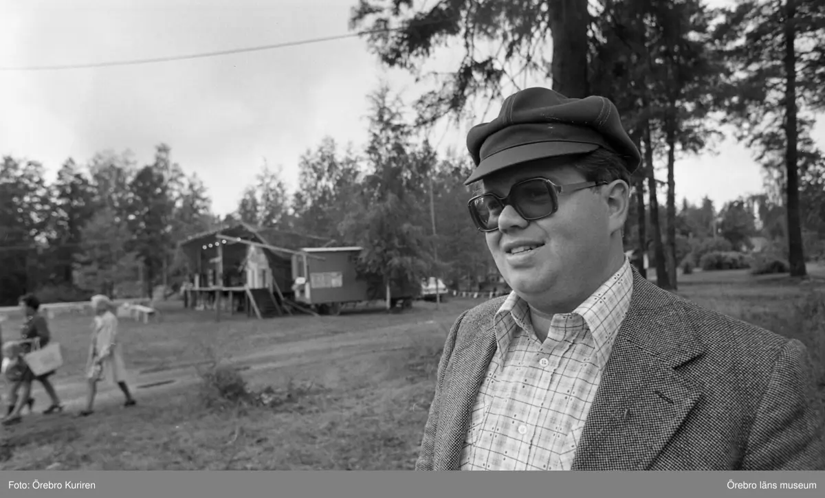 Mullhyttan Marknad 31 juli 1976.
Håkan Olsson från Mullhyttan.