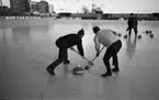 Curling på Vinterstadion, 11 februari 1965.