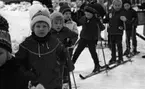 Skidskola för de yngsta 27 februari 1967.