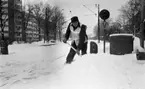 Snödjupet ökade med 17 cm 30 januari 1967.