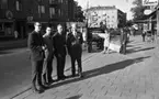 Bråk på Storgatan. Datum: 5 oktober 1967.
Rubrik till artikeln: 