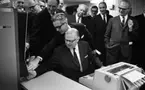 Sträng invigde (1) 1 december 1967
Finansminister Gunnar Sträng, landskamrer Axel Noren, landshövding Valter Åman, byrådirektör Olof Åhlund, kommunalrådet Lars Önner