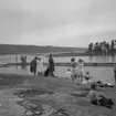 Kvarsätter, Hallsberg.
8 juli 1955.