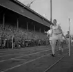 Friidrottstävlingar på Eyravallen.
19 juli 1955.