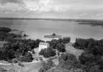 Flygfoto över Göksholms Slott.