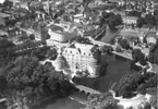 Flygfoto över Örebro slott.