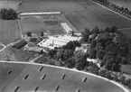 Flygfoto över Örebro, söder om Gustavsviksbadet.