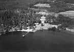 Flygfoto över Skagersbrunn, Åtorp.
Bilden tagen för vykort.