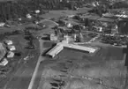 Flygfoto över sjukstugan, Askersund.