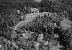 Flygfoto över Garphytte sjukhus, Garphyttan (sanatoriet).
Bilden tagen för vykort.