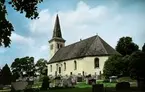 Askers kyrka, exteriör.
Bilden tagen för vykort.