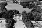 Flygfoto över Boo Slott.
Bilden tagen för vykort.