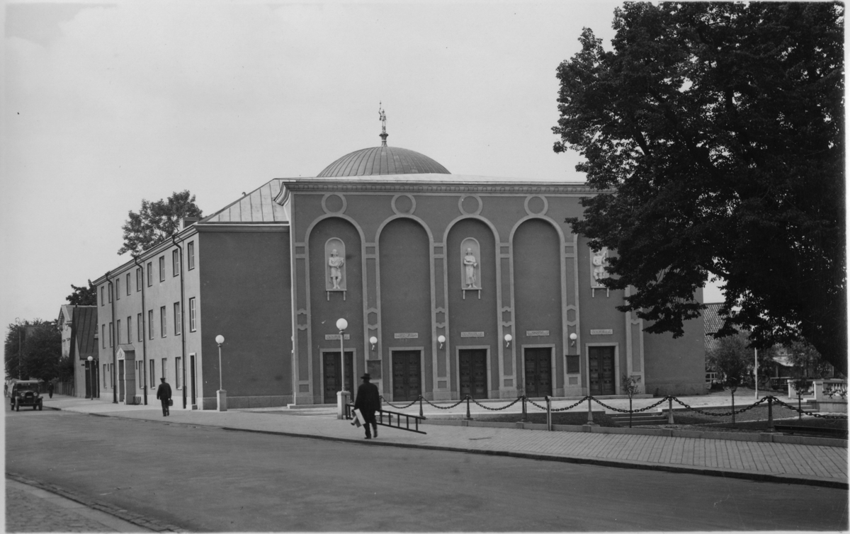 Stadsbiblioteket, Konserthuset, ritat av Georg Arn.
