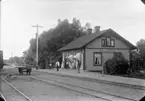 Hellestads järnvägsstation.