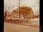 Centralparken.
Örebro slott i bakgrunden.
Ark. G. Lené.