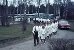 Längbro kyrka, Susanna (Sussi) Borgs konfirmation 4 maj 1963.