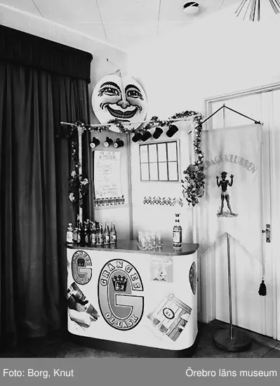 Arbetareföreningen, interiör, bar.Alvar Nilsson