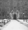 Örebro slott, exteriör.
14 januari 1943.