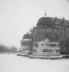 Örebro slott, exteriör.
14 januari 1943.