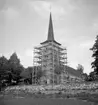 Hovsta kyrka, exteriör.
4 juni 1951.