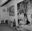 Cajsa Wargs huset, interiör av Ändkammaren.