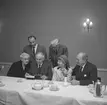 Sveriges Bebyggelse bokförlagsmiddag i Lindesberg, lördagen den 20 februari 1960.