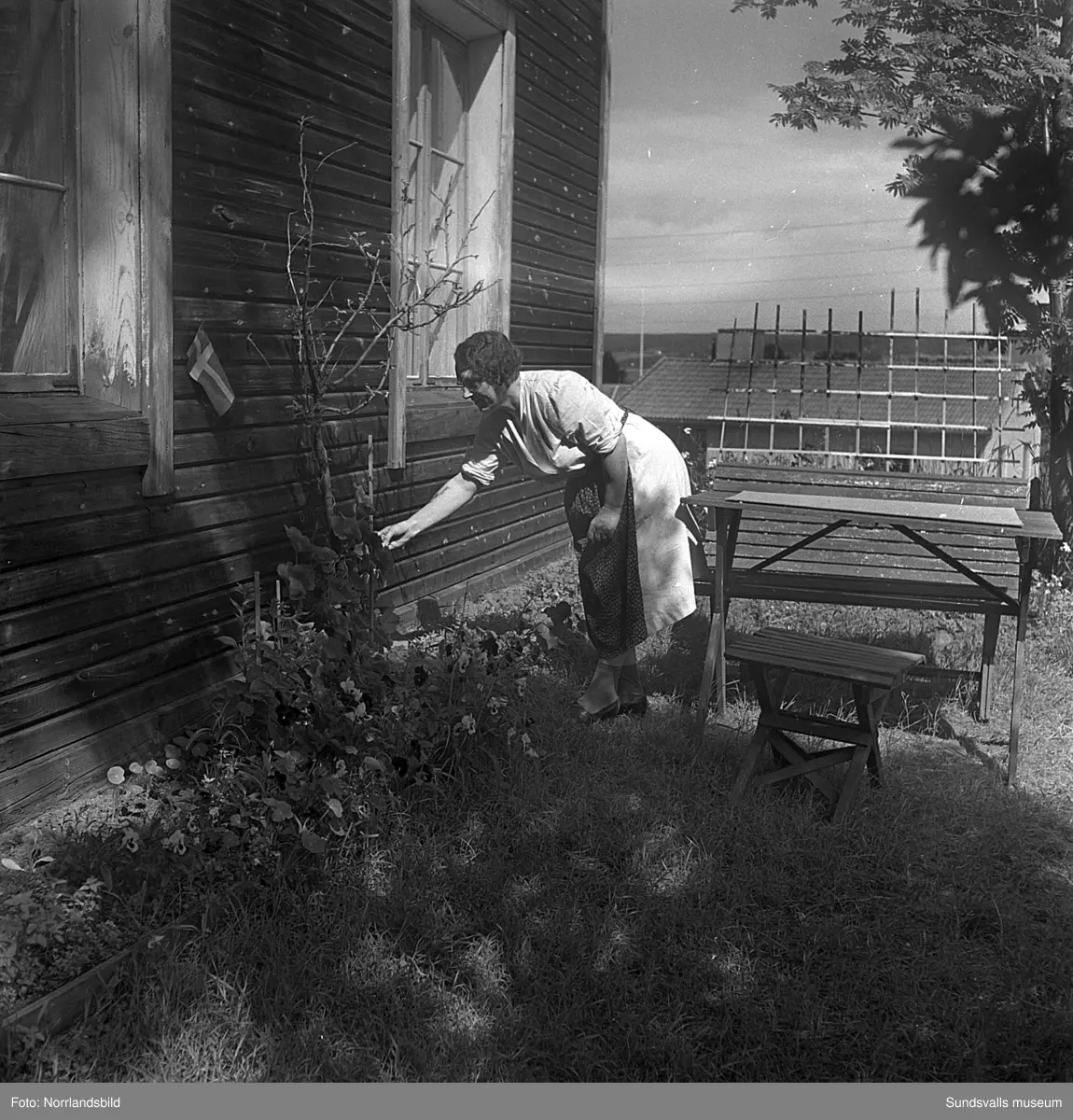 Gamla bostäder i Kubikenborg.