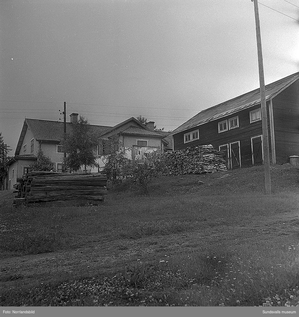 Gamla bostäder i Kubikenborg.