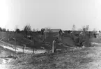 Gränssten  öster om Hovaån, ca 200 meter söder om Värpet.
10 mars 1945.