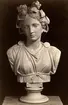 Staty (byst).
Thalia. Originalet finns i Vatican i Rom.
Nr.1871.
Fotografiet rör Wilhelmina Lagerholms konstnärliga verksamhet.
