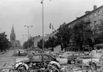 Stortorget med Nikolaikyrkan i bakgrunden.