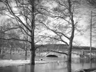 Täby bron vid kyrkan.
11 februari 1962.