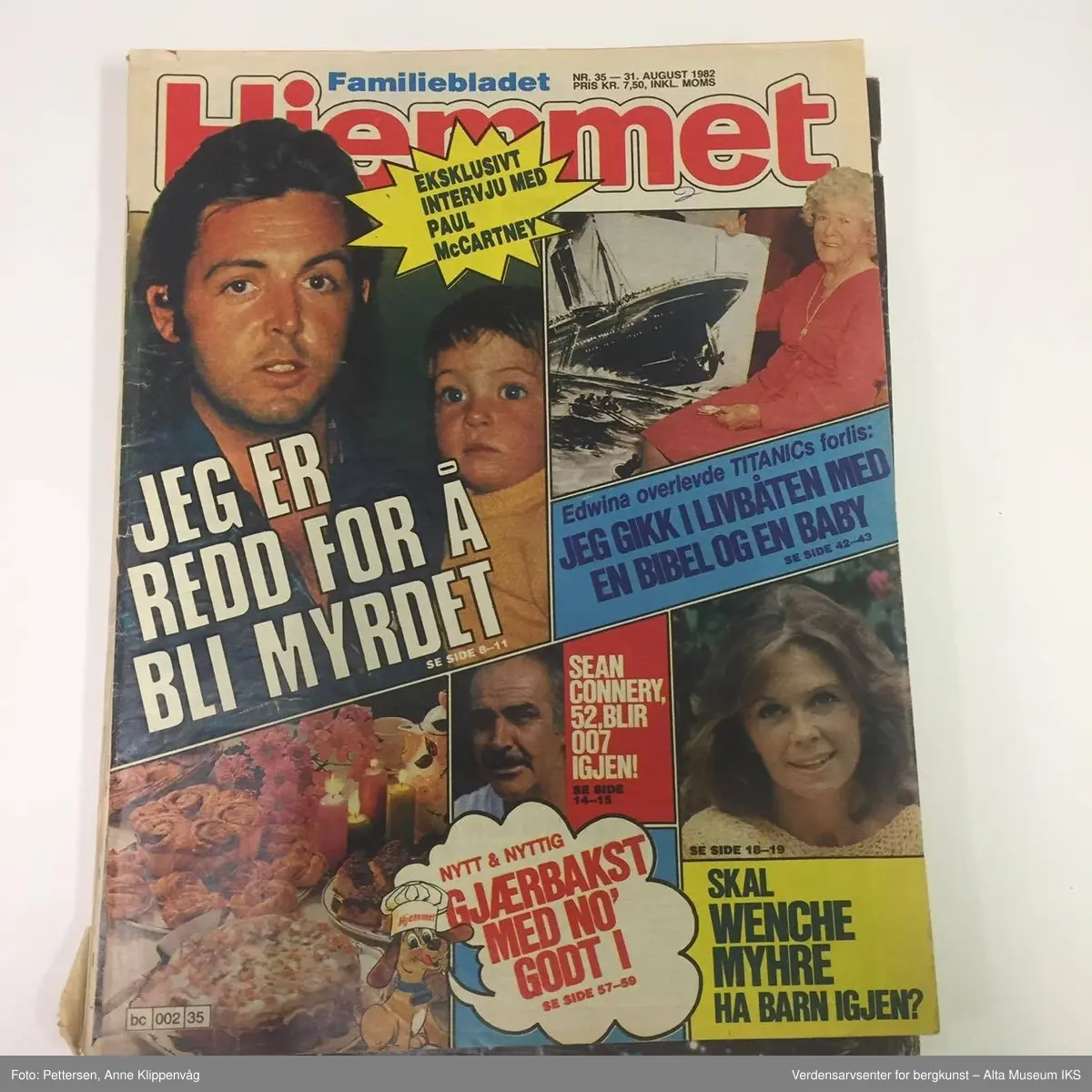 11 ukeblader i vanlig ukebladformat. Fargesider.