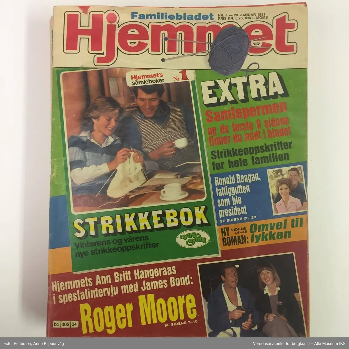 11 ukeblader i vanlig ukebladformat. Fargesider.