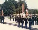 Utrikestjänst, CA besök i USA. Ceremoni med C-E Almgren.