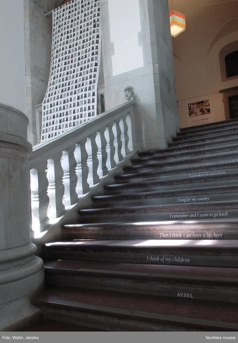 Utställning Livstycket på Nordiska museet.