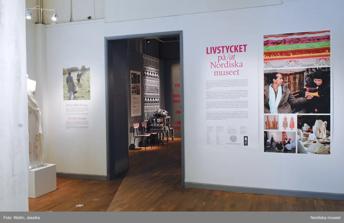 Utställning Livstycket på Nordiska museet.