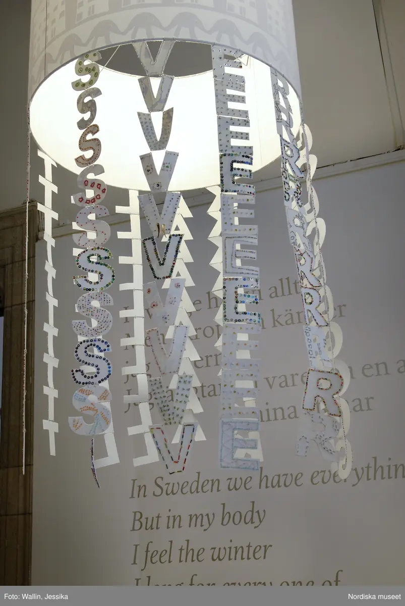 Utställning Livstycket på Nordiska museet.
