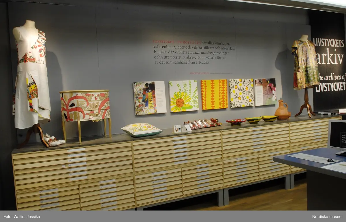 Utställning Livstycket på Nordiska museet.